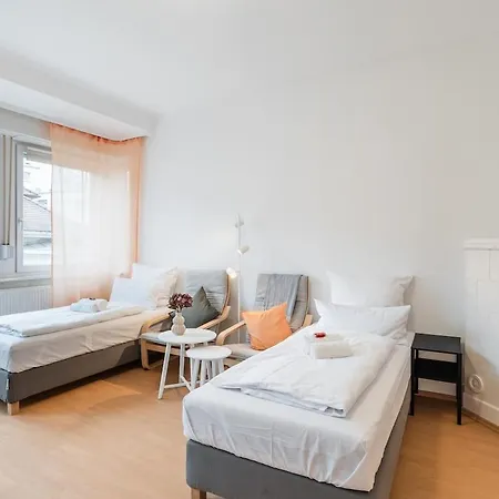 Διαμέρισμα 7-einzelbetten-3-zimmer-zentrum-pforzheim